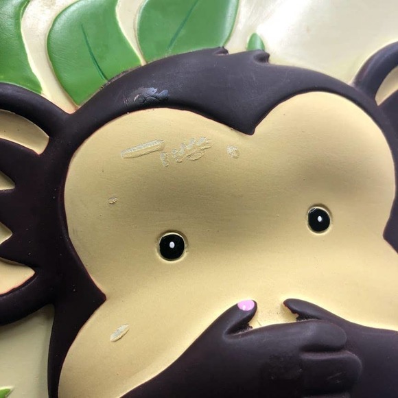 Monkey See Hear Speak No Evil Tissue Box Cover Animal Decor - Picture 9 of 12